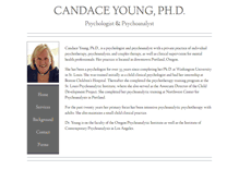 Tablet Screenshot of candaceyoungphd.com